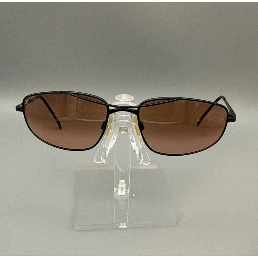 SERENGETI Velocity -6691 Titanium Sunglasses-Brown-Japan-Gradient Drivers- Rare